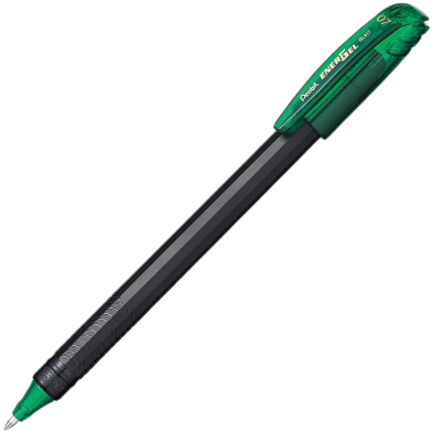 Pentel Energel Gel Pen Green Ink (0.7mm) - 1 Pcs image