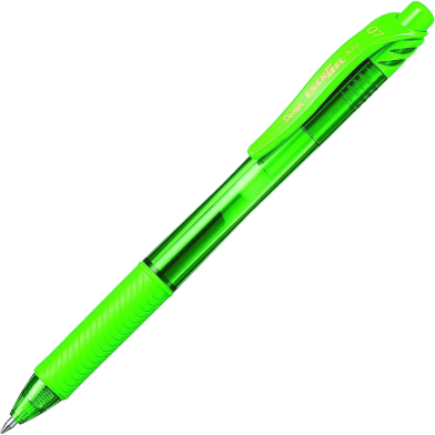 Pentel Energel Gel Pen Lime Green Ink (0.7mm) - 1 Pcs image