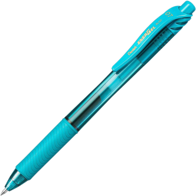 Pentel Energel Gel Pen Turquoise Blue Ink (0.7mm) - 1 Pcs image