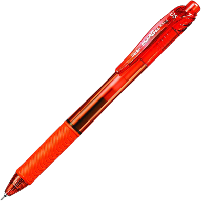 Pentel Energel Gell Pen Orange Ink (0.5mm) - 1 Pcs image