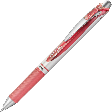 Pentel Energel Gell pen Coral Pink Ink - 1 Pcs image