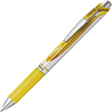 Pentel Energel Gell pen Yellow Ink - 1 Pcs image