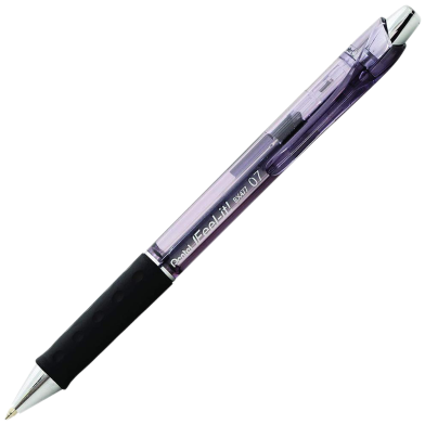 Pentel Feel-IT Ball Pen Black Ink (0.7mm) - 1 Pcs image