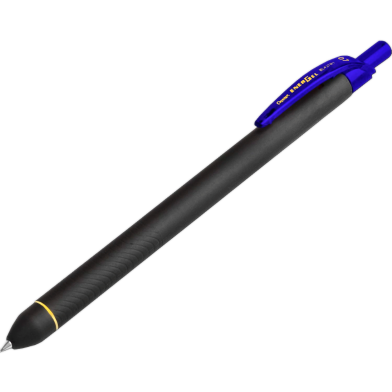 Pentel Gelpen Blue Ink Black Body image
