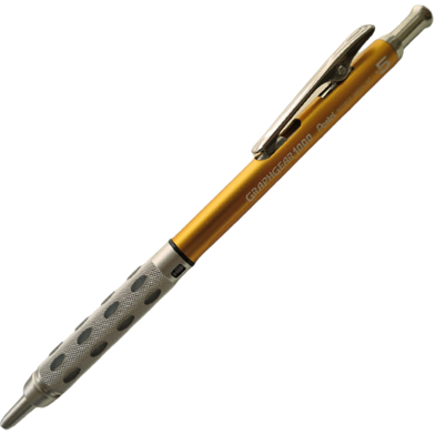 Pentel Graph Gear Automatic Drafting Pencil 1000 (0.5mm) - Gold image