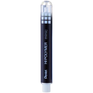 Pentel Hi-polymer Minic (6.8mm) Eraser (non Pvc)-Black image