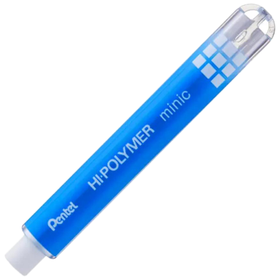 Pentel Hi-polymer Minic (6.8mm) Eraser (non Pvc)-Blue image