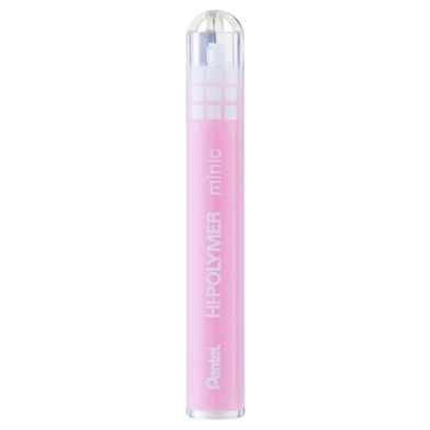Pentel Hi-polymer Minic (6.8mm) Eraser (non Pvc)-Pink image