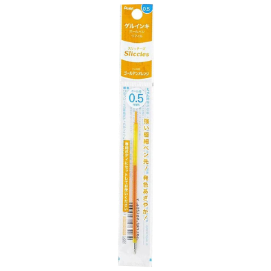 Pentel I Plus Refill Sliccies Ink 0.5mm - Golden Orange image