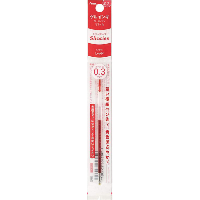 Pentel I Plus Refill Slices Ink (0.3mm) - Red image