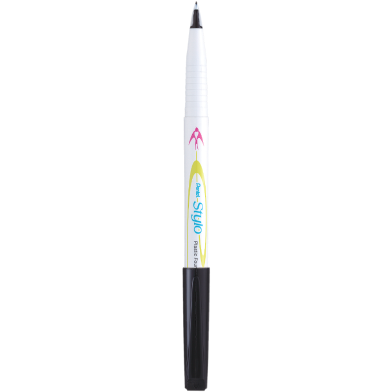 Pentel JM11-A Stylo Fountain Pen White Body Black image