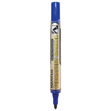 Pentel Maxiflo Permanent Marker Fine Bullet - Blue image