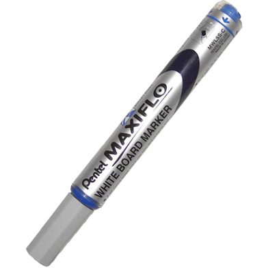 Pentel Maxiflo White Board Marker Bullet Point - Blue image