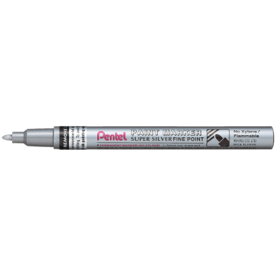 Pentel Paint Marker Fine Point - Silver image