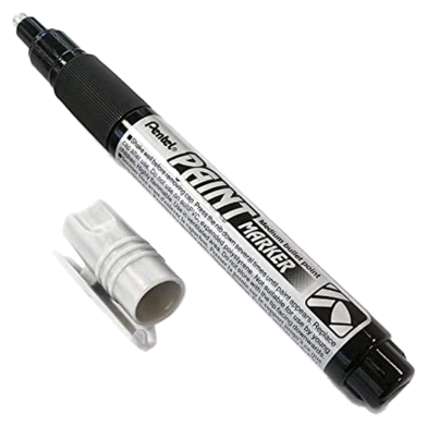 Pentel Paint Marker Medium Bullet Point - Silver image