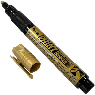 Pentel Paint Marker Medium Bullet Point - Gold image
