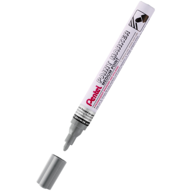 Pentel Paint Marker Medium Point - Grey image