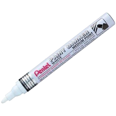 Pentel Paint Marker Medium Point - White image