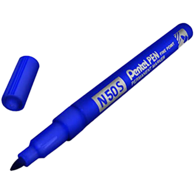 Pentel Permanent Marker Fine Point - Blue image