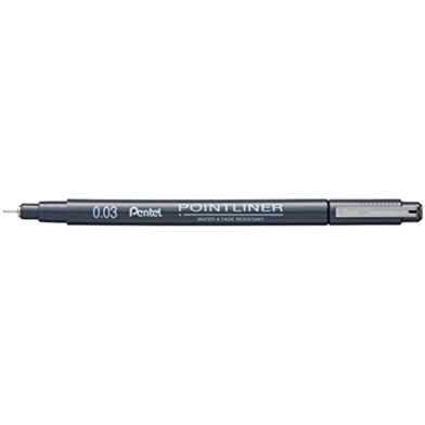 Pentel Point Liner Black 0.03mm image