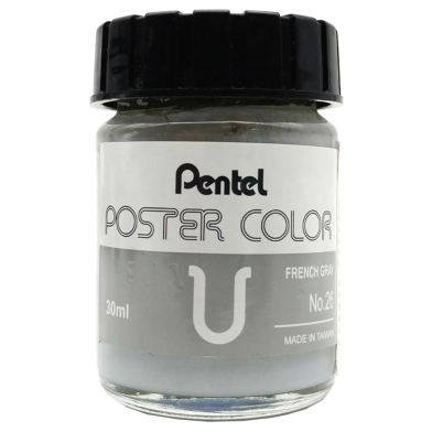 Pentel Poster Color 30cc WPU - French Gray image