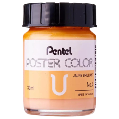 Pentel Poster Color 30cc WPU - Jaune Brillian image