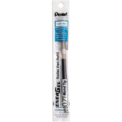 Pentel Refill For Energel Retractable Metal Tip (0.7mm) - Turquoise Blue image