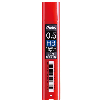 Pentel Refill Lead Ain Stein 0.5mm-HB (12PCS/Tube) image