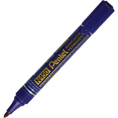 Pentel Refillable Permanent Marker Bullet Point - Blue image