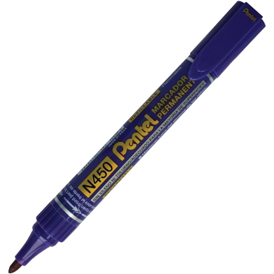 Pentel Refillable Permanent Marker Chisel Point-Violet (N460-V) image