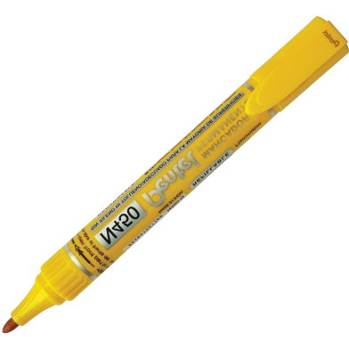 Pentel Refillable Permanent Marker Chisel Point-Yellow (N460-G) image