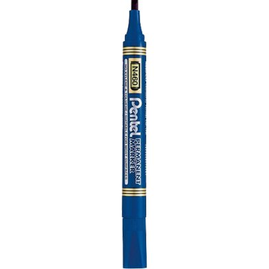 Pentel Refillable Permanent Marker Chisel Point-Blue (N460-C) image