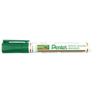 Pentel Refillable White Board Marker Bullet Point - Green image