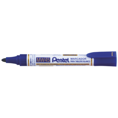 Pentel Refillable White Board Marker Bullet Point - Blue image