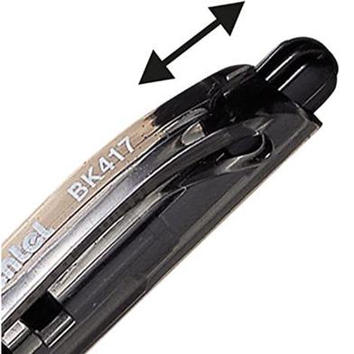 Pentel 0.7mm BallPoint Pen Black Ink - BK417-A Slide 2
