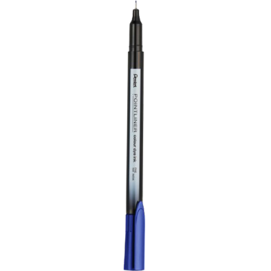 Pentel Pointliner Colour Dye Ink Blue image