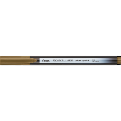 Pentel Pointliner Colour Dye Ink Brown image