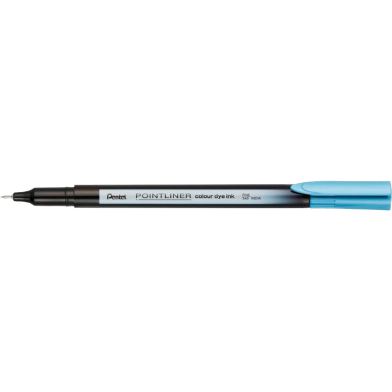 Pentel Pointliner Colour Dye Ink Sea Blue image