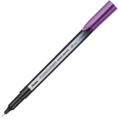 Pentel Pointliner Colour Dye Ink Royal Purple image