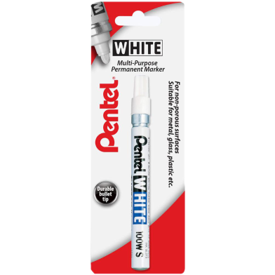Pentel White Marker Fine Bullet Point image
