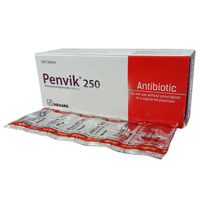 Penvik 250 mg Tablet 10's strip image