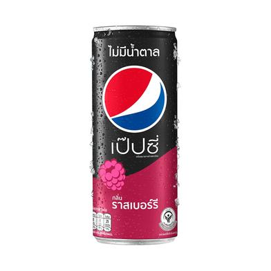 Pepsi Raspberry flavor No Sugar Soft Drink Can 325 ml image