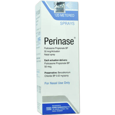 Perinase 50 Mcg/Spray Nasal Spray 120 Metered Sprays image