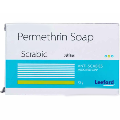 Permethrin Soap For Prevention of Scabies 75 gm image