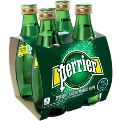 Perrier Carbonated Mineral Water 4 X 330 ml image
