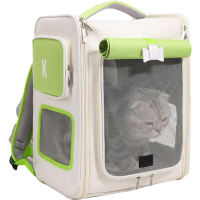 Pet Backpack Comfortable Shoulder Carriers For Cas and Small Dogs Multicolour image