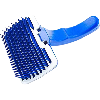 Pet Dog Cat Grooming Self Cleaning Slicker Brush Comb Small Size image