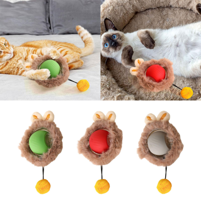 Pet Hunting Rechargeable Electric Toy Ball For Cat and Small Dog | Rechargeable image