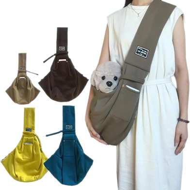 Pet Shoulder Bag,Small Pet Sling Carrier-Hands Free Pet Bag Tote Bag For Outdoor Trave, Suitable For Pets Within 5 Kg image