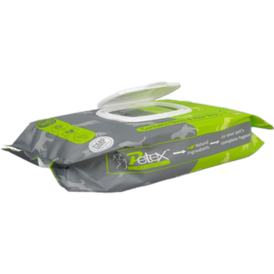 Petex Soft Pet Wipes 15 X 20cm (100 Wipes) - (Cats and Dogs) image